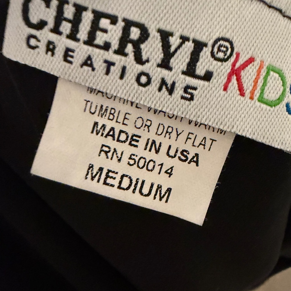 CHERYL CREATIONS • Black Eyelet Ruffle Skirt Made In The USA - Picture 4 of 6